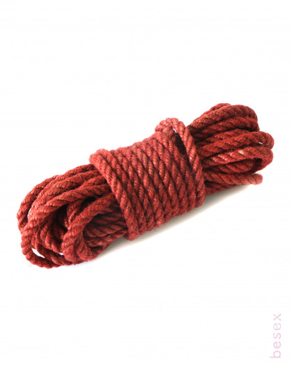 Jute Shibari Bondage Rope Red